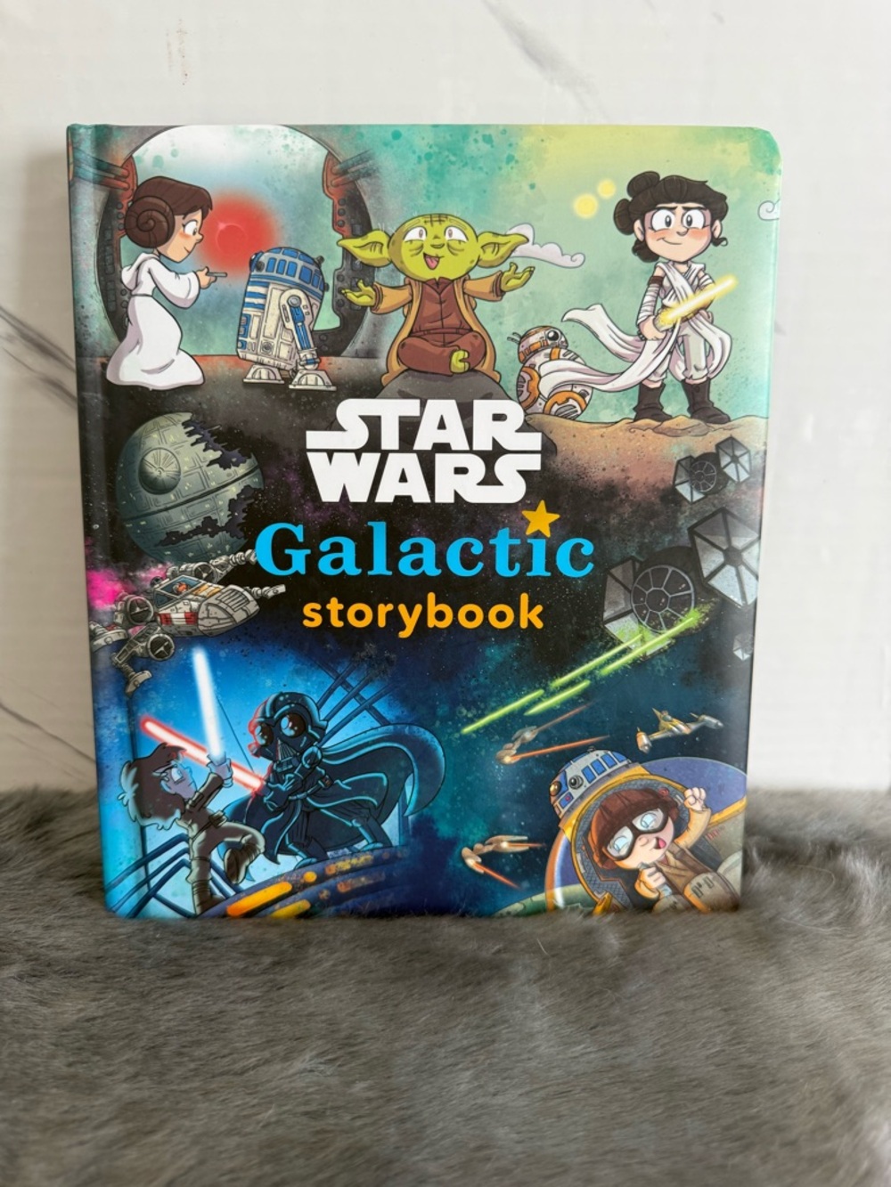 Star Wars Galactic Storybook - Teal Blue Black Yellow